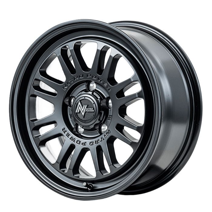 ホイール4本セット 16インチ 7 J 40 5 H 114 3 NITRO POWER M 16 ASSAULT セミグロスブラック