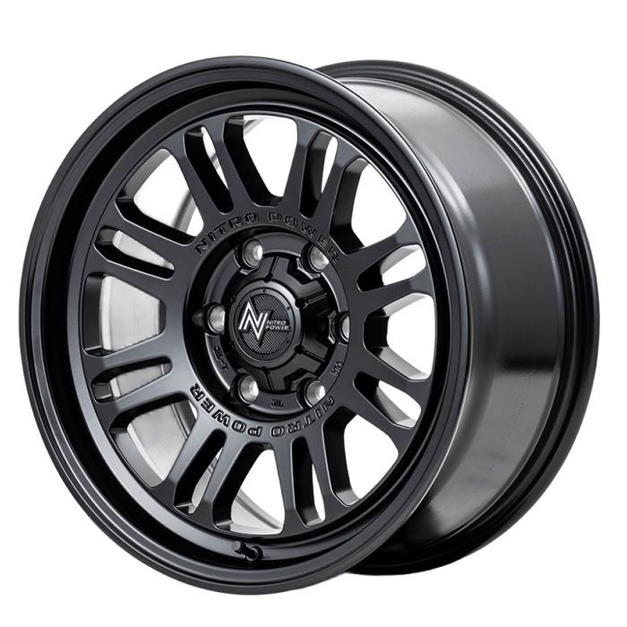 ホイール4本セット 17インチ 8 J 20 6 H 139 7 NITRO POWER M 16 ASSAULT セミグロスブラック