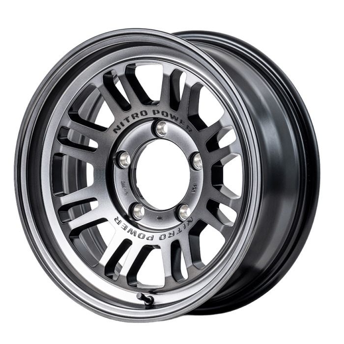 ホイール4本セット 16インチ 6 J 5 H 139 7 NITRO POWER M 16 ASSAULT スティールクリア