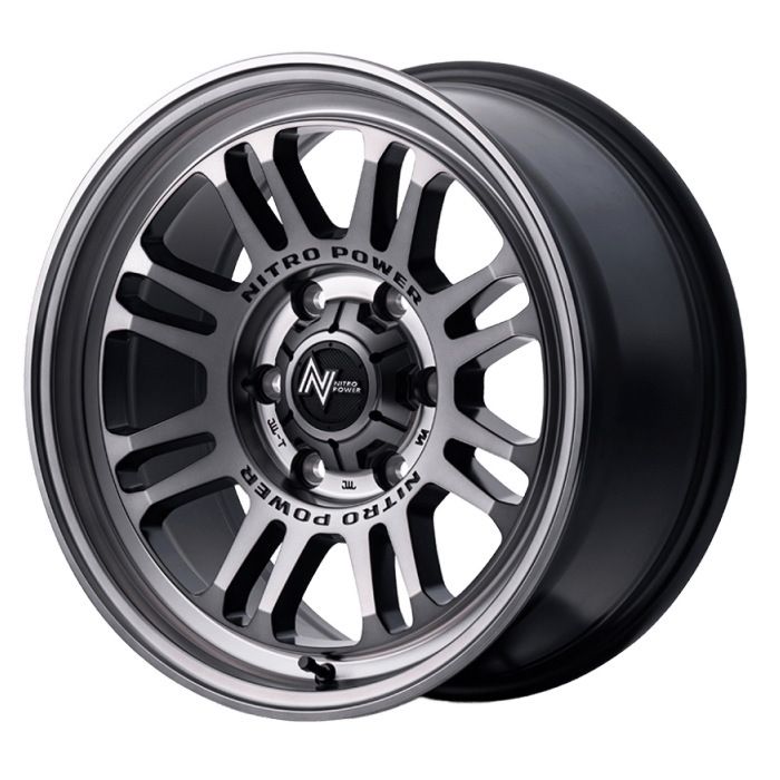 ホイール4本セット 17インチ 8 J 20 6 H 139 7 NITRO POWER M 16 ASSAULT スティールクリア
