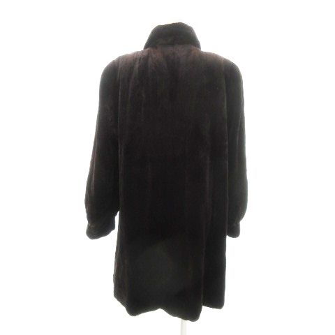 サガミンク 銀サガ シェアードミンク ロング ファーコート ぽんぽんボタン サガミンク SAGA MINK 銀サガ ファーコート シェアードミンクファー