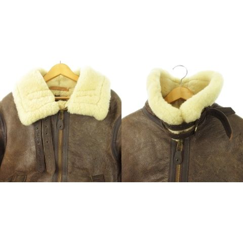 【訳あり品】TYPE B-3 AC-17755 ラムスキン サイズ42XL アヴィレックス AVIREX AC-17755 USA製 B-3 フライト ジャケット