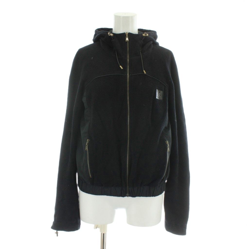 ルイヴィトン LOUIS VUITTON LVロゴ パーカー ブルゾン カシミヤ混