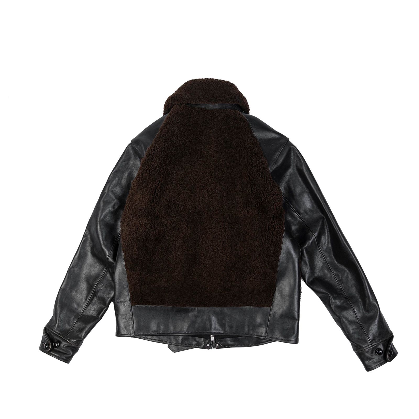 グリズリージャケット 熊ジャン 茶芯ホースハイド ライダース レザー