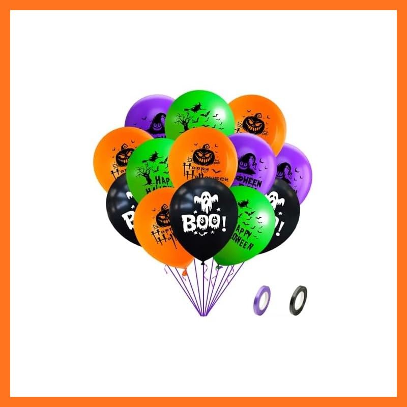 新品】 バルーンセット ハロウィン 風船 12インチ グリーン 50個