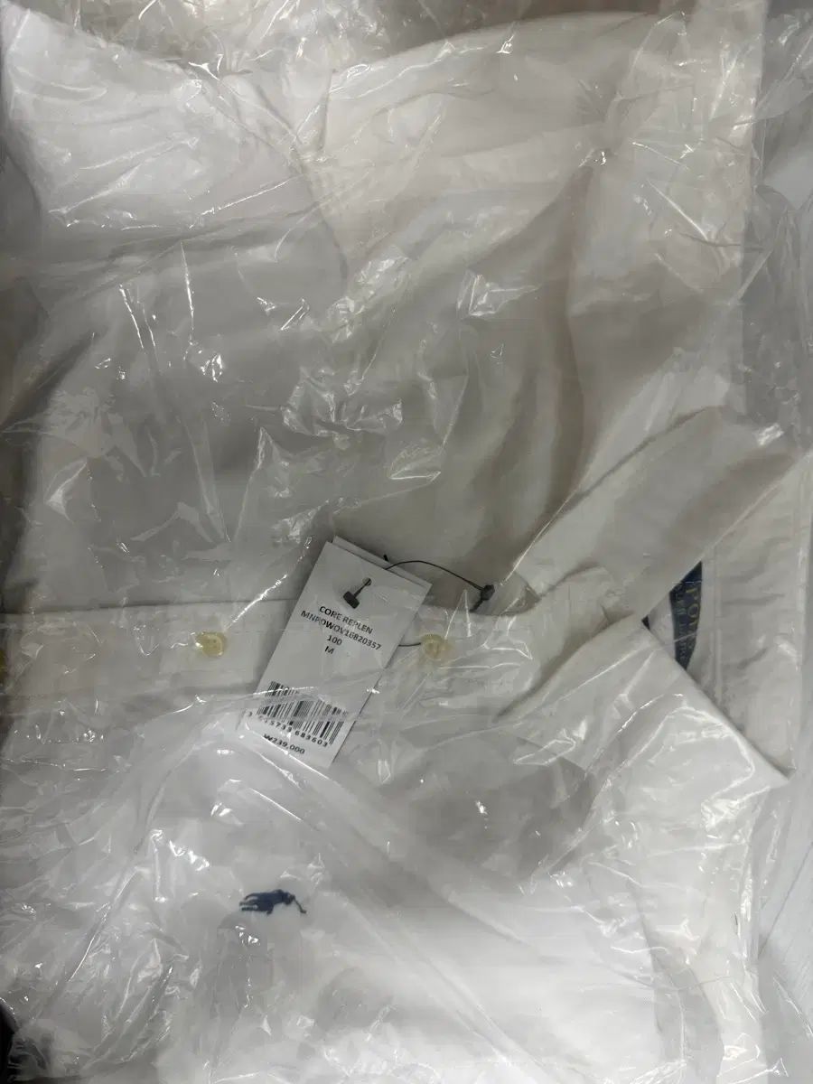 ポロ ラルフローレン ガーメントダイイング ホワイト シャツ