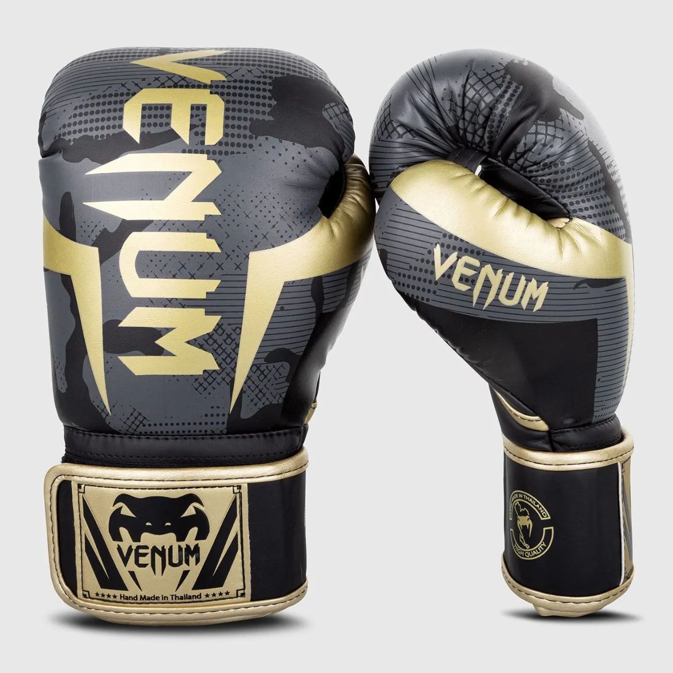 Venum Elite ボクシンググローブ カモ ゴールド Boxing Gloves ヴェヌム エリート Camo G