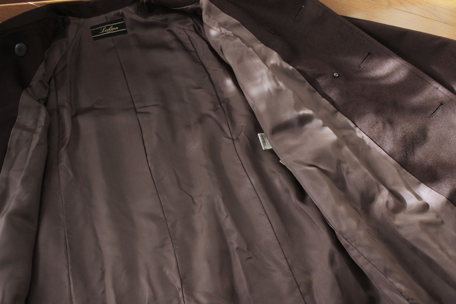 新品同様】レリアン カシミヤ100% ロングコート 9 レディース M ダーク