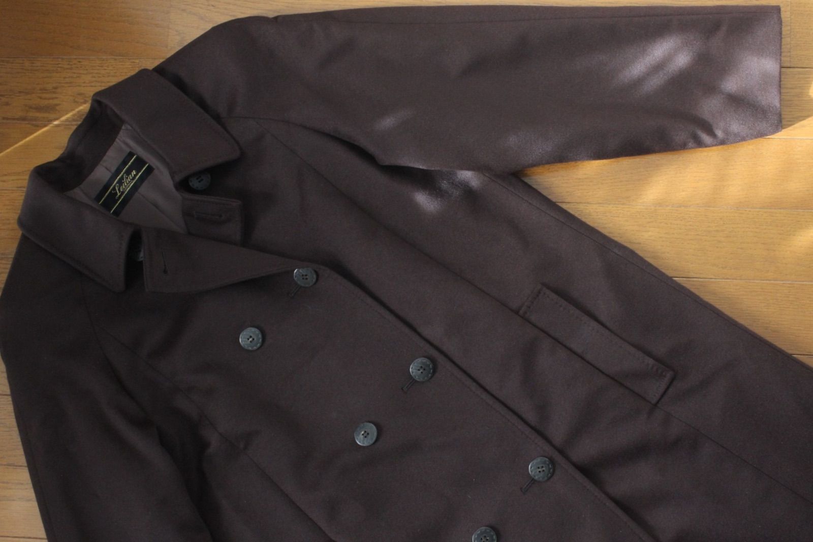 新品同様】レリアン カシミヤ100% ロングコート 9 レディース M ダーク