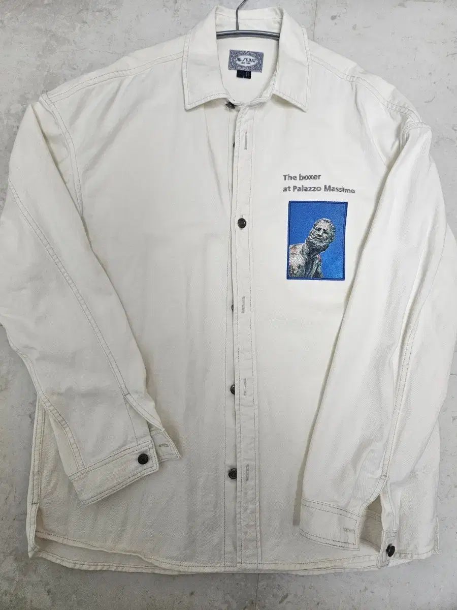 JILLSTUART NEWYORK ジルスチュアートニューヨーク エクリュ デニム シャツ L