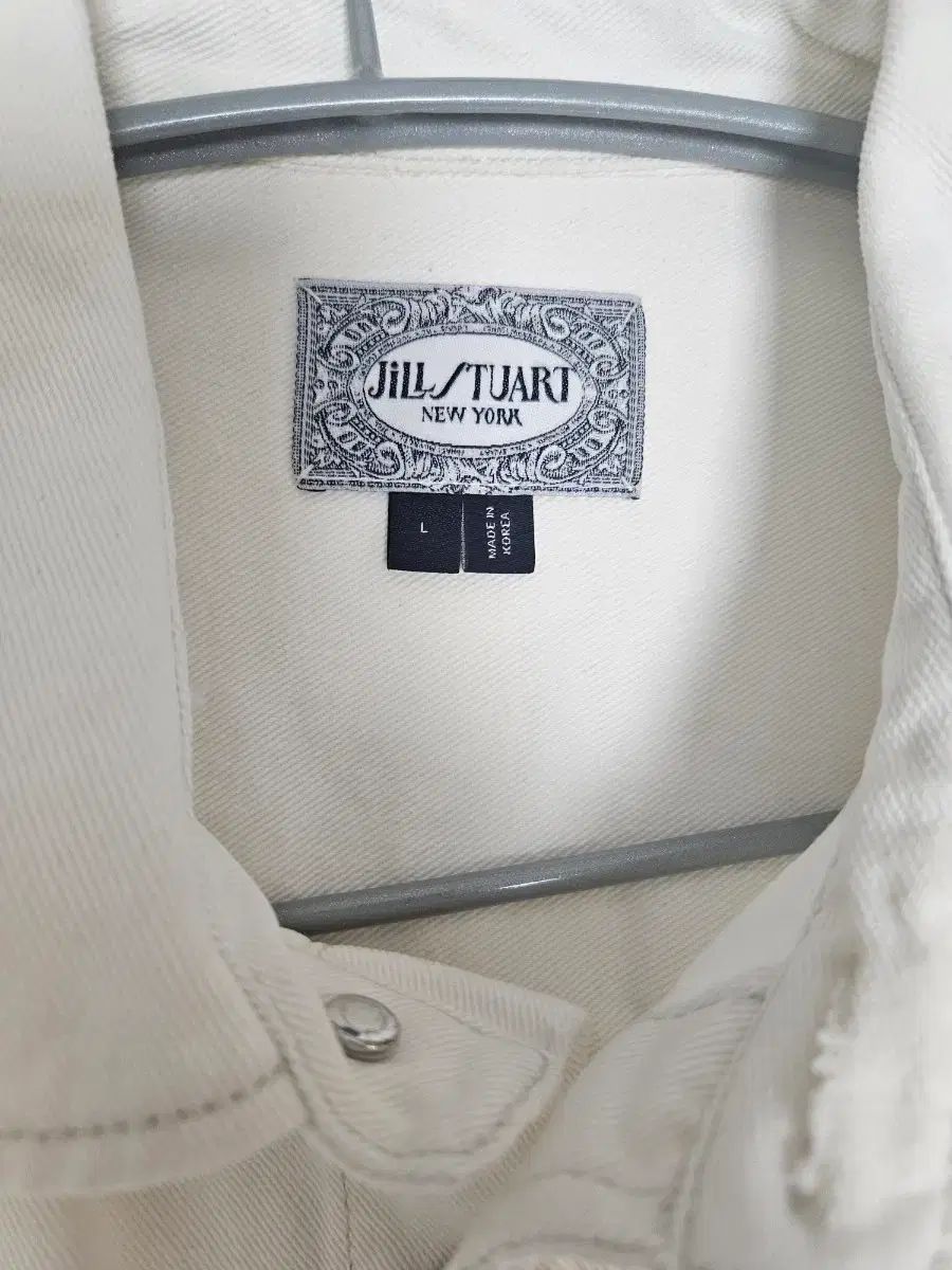 JILLSTUART NEWYORK ジルスチュアートニューヨーク エクリュ デニム シャツ L