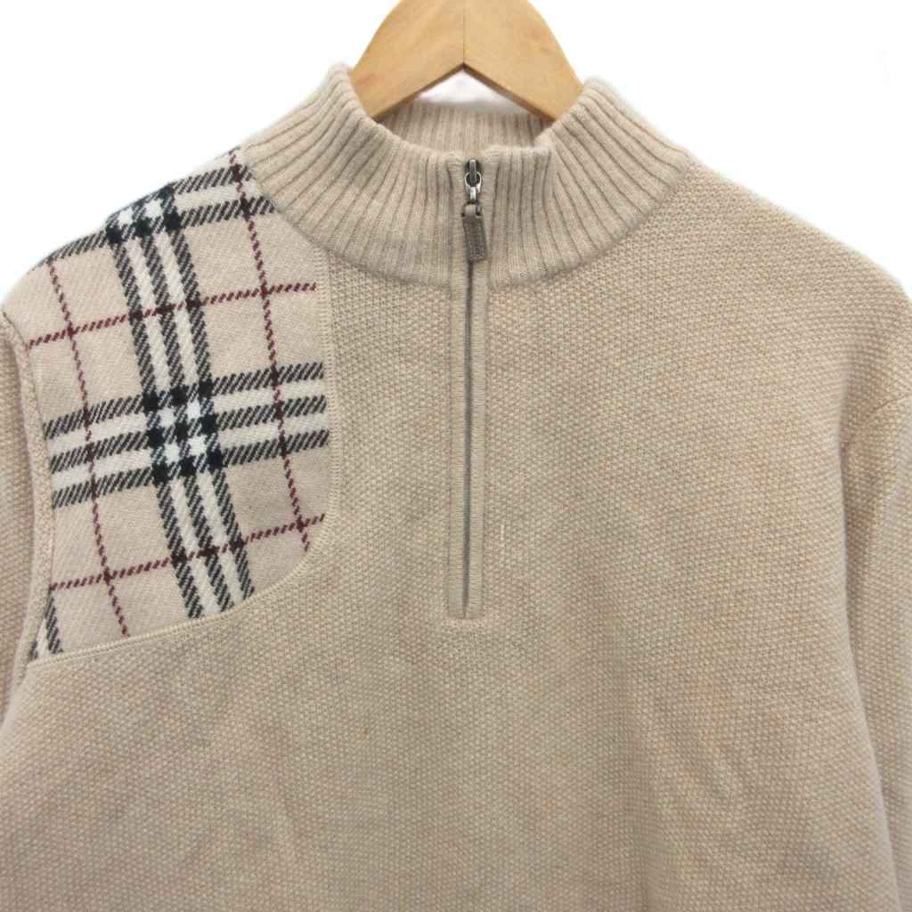 バーバリー ロンドン BURBERRY LONDON セーター ニット ハーフジップ
