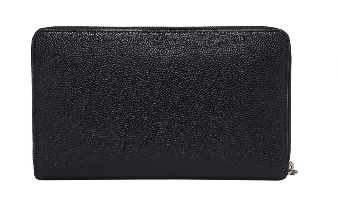 S308◇極美品【シャネル】キャビアスキン オーガナイザー◇シール