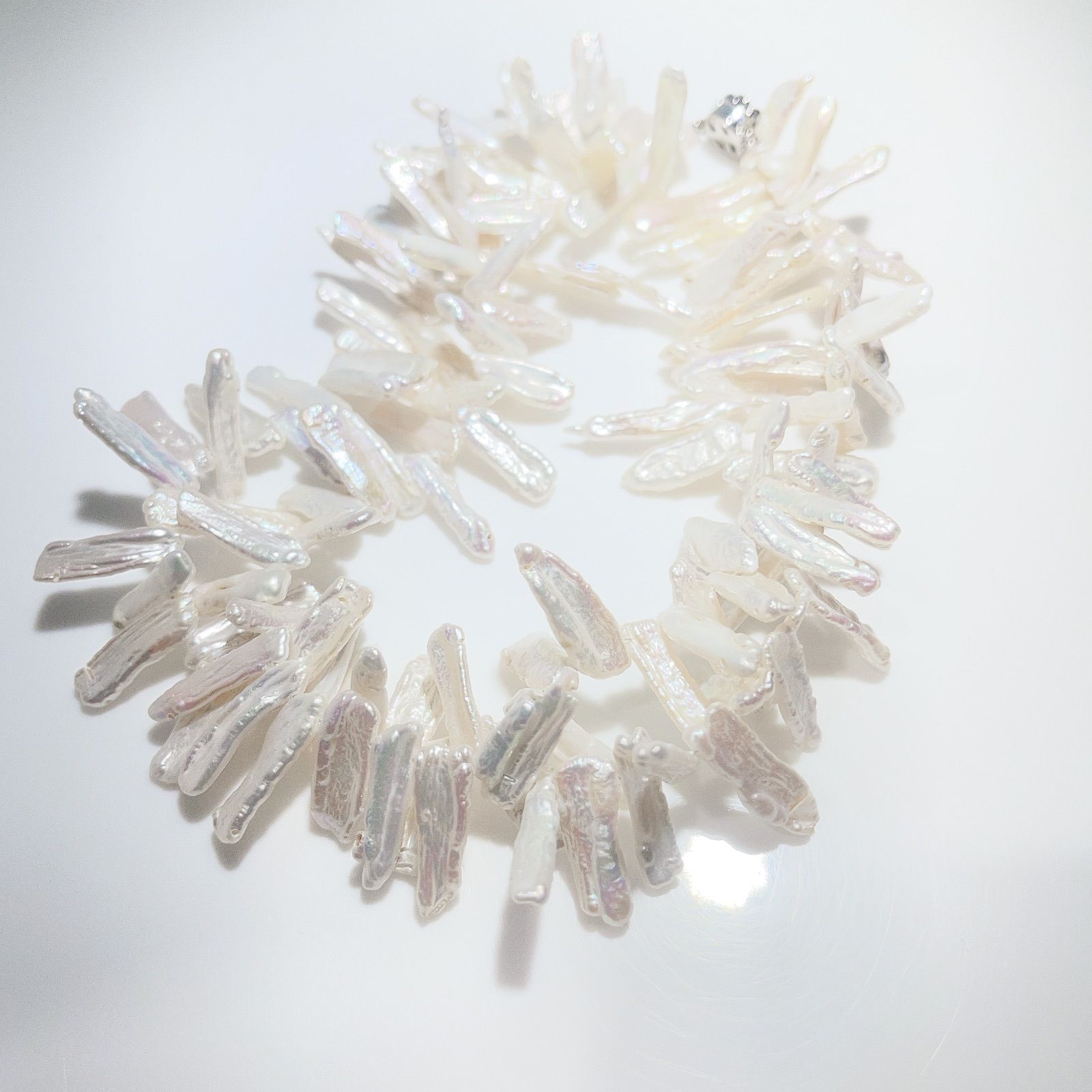 びわパールネックレス淡水パールネックレスNO 25-2498