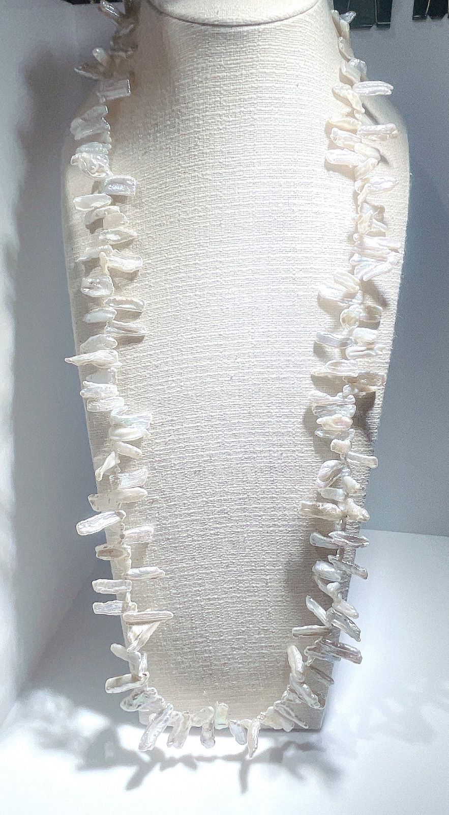 びわパールネックレス淡水パールネックレスNO 25-2498