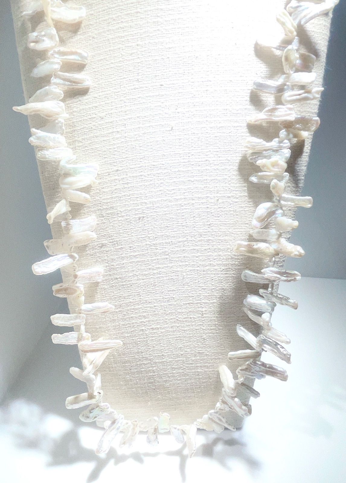 びわパールネックレス淡水パールネックレスNO 25-2498