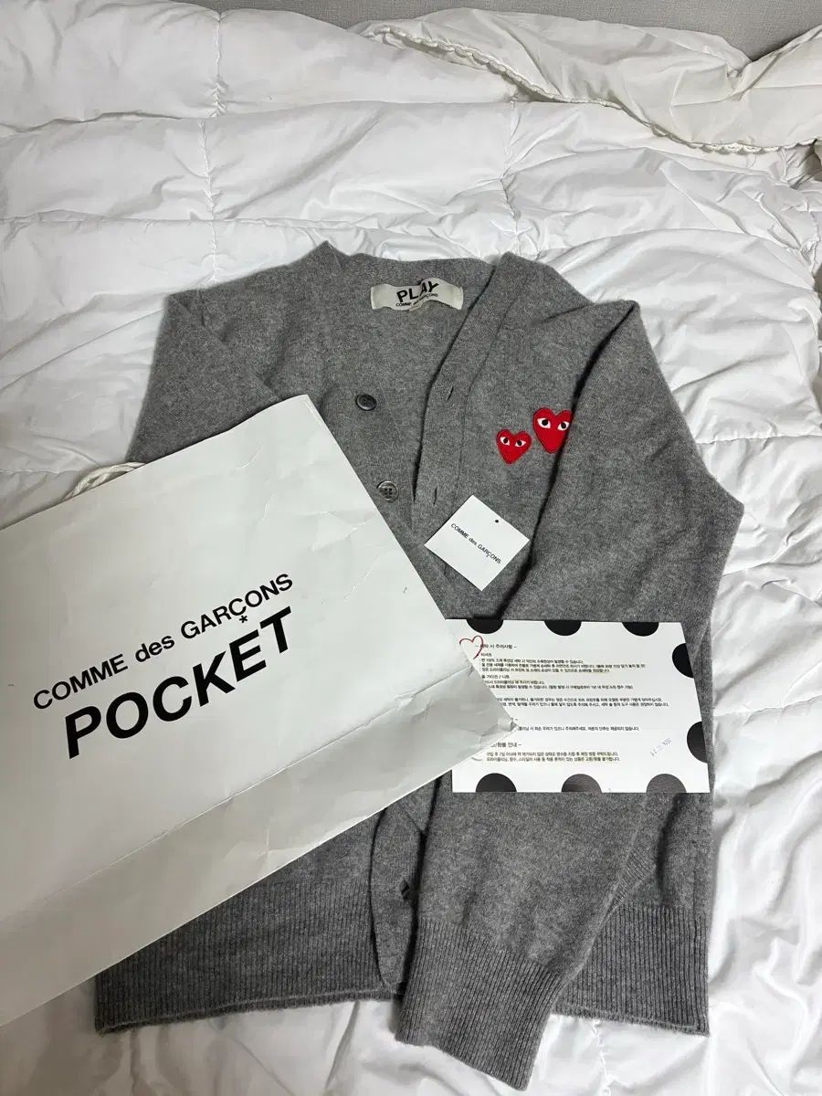 コム・デ・ギャルソン PLAY ダブル ハート カーディガン S - メルカリ