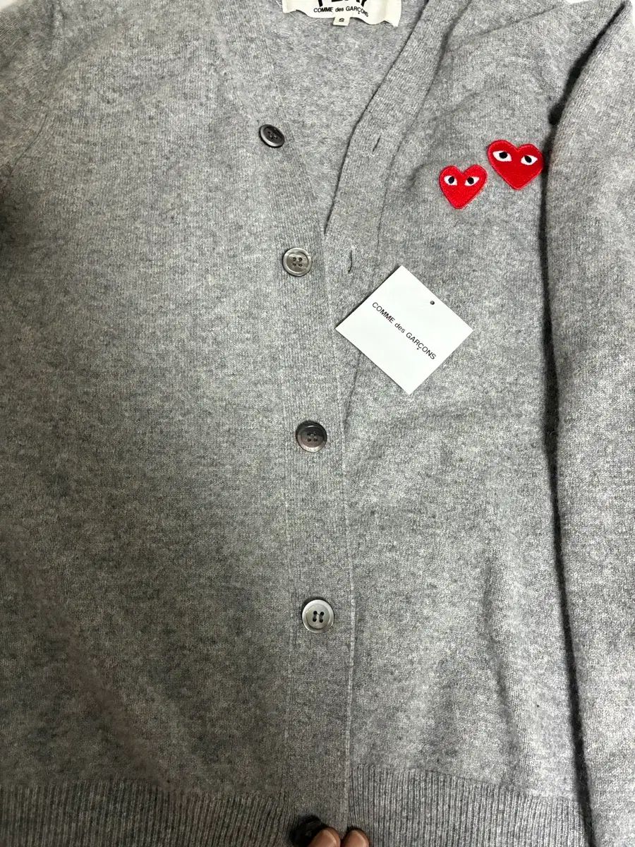 コム・デ・ギャルソン PLAY ダブル ハート カーディガン S - メルカリ