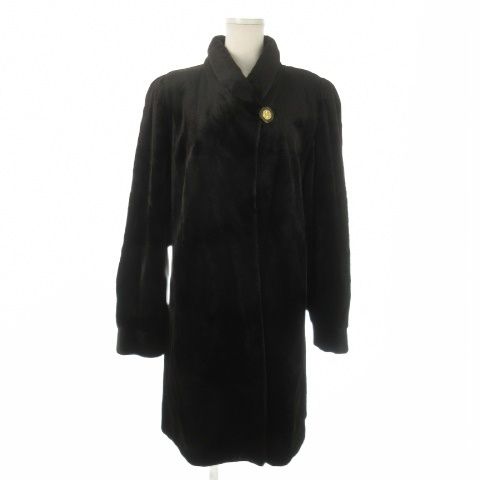 サガミンク 銀サガ シェアードミンク ロング ファーコート ぽんぽんボタン サガミンク 銀サガ シェアードミンク ロング ファーコート ぽんぽん