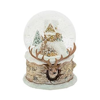 定番，お買い得 ローマン 鹿 家族 ミュージカル クリスマス Glitterdome 100mm その他
