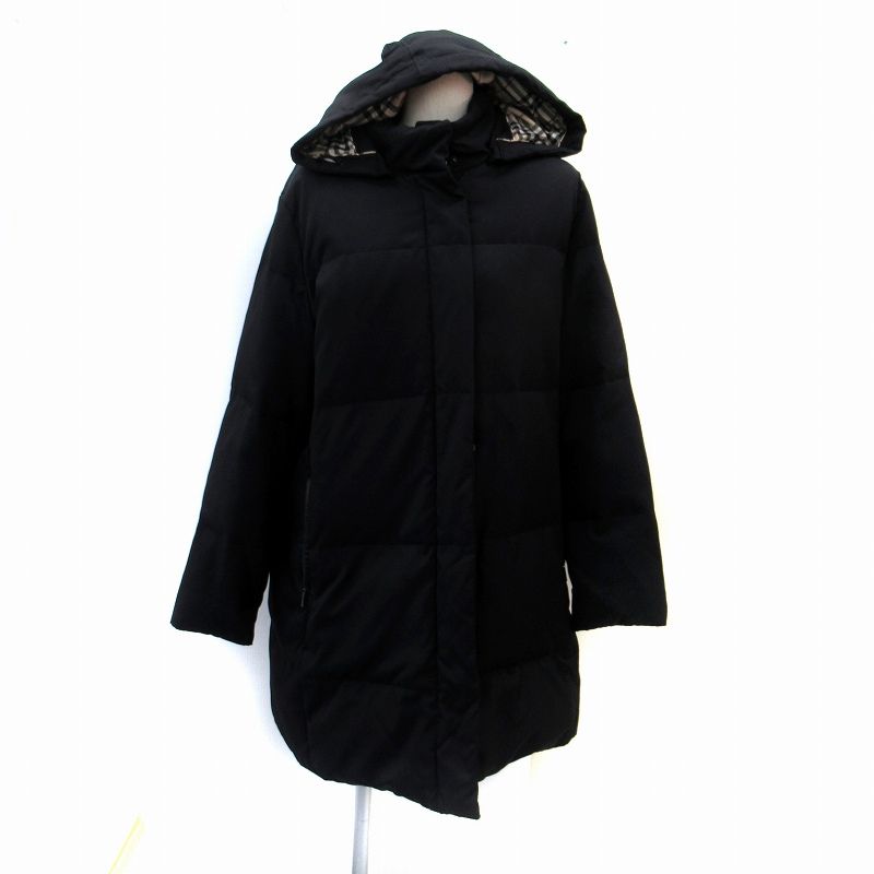 バーバリー ロンドン BURBERRY LONDON ダウンコート ロング丈 フード