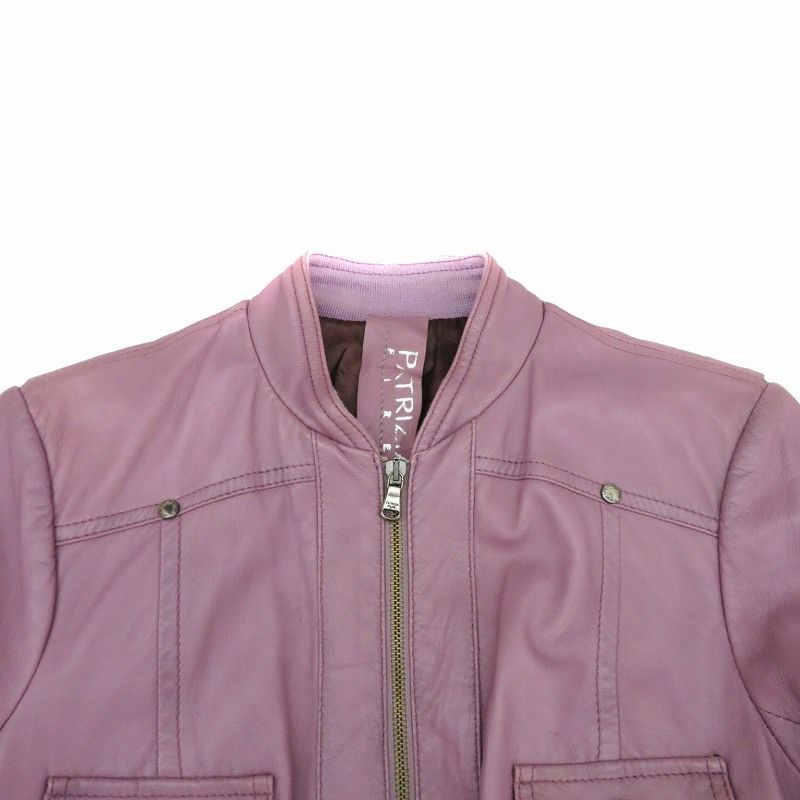 パトリツィアペペ PATRIZIA PEPE ラムレザージャケット 革ジャン