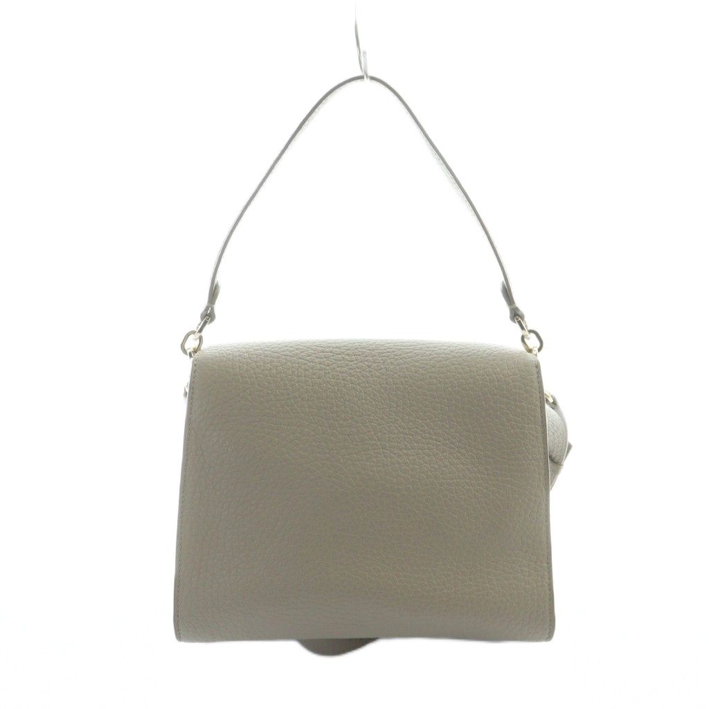 フルラ FURLA ハンドバッグ ショルダー 2WAY レザー ロゴ グレージュ