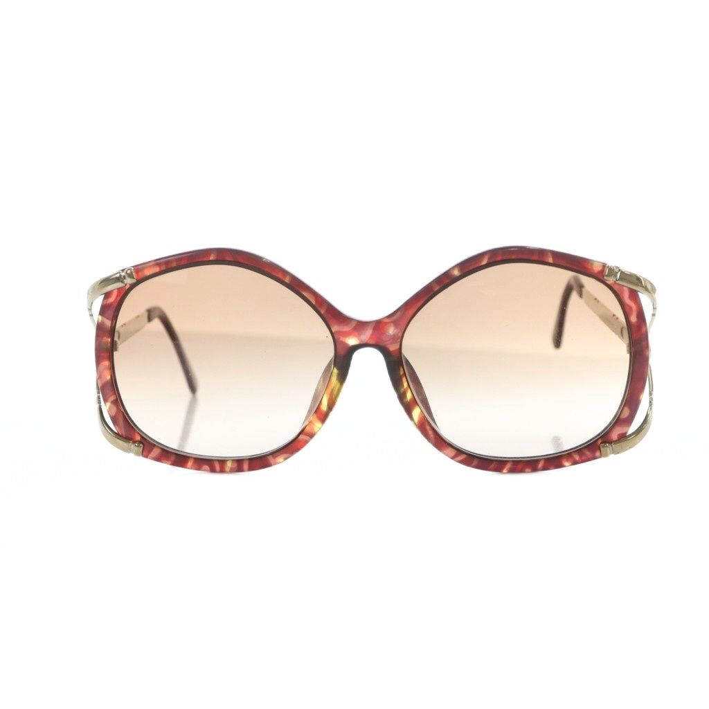 クリスチャンディオール Christian Dior サングラス 眼鏡 めがね グラデーション ロゴ カラーレンズ 茶 ブラウン GY 18 |MQ OH