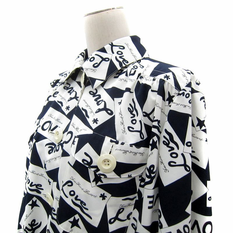 イヴサンローラン YVES SAINT LAURENT ブラウス シャツ 長袖 総柄