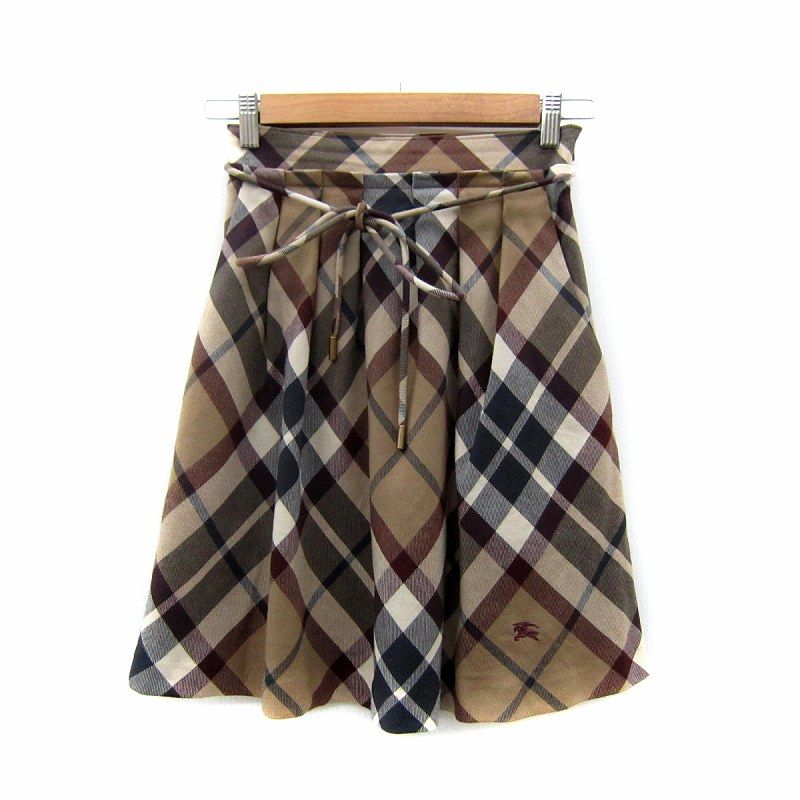 BURBERY BLUE LABEL／フレアスカート BURBERRY BLUE LABEL チェック柄