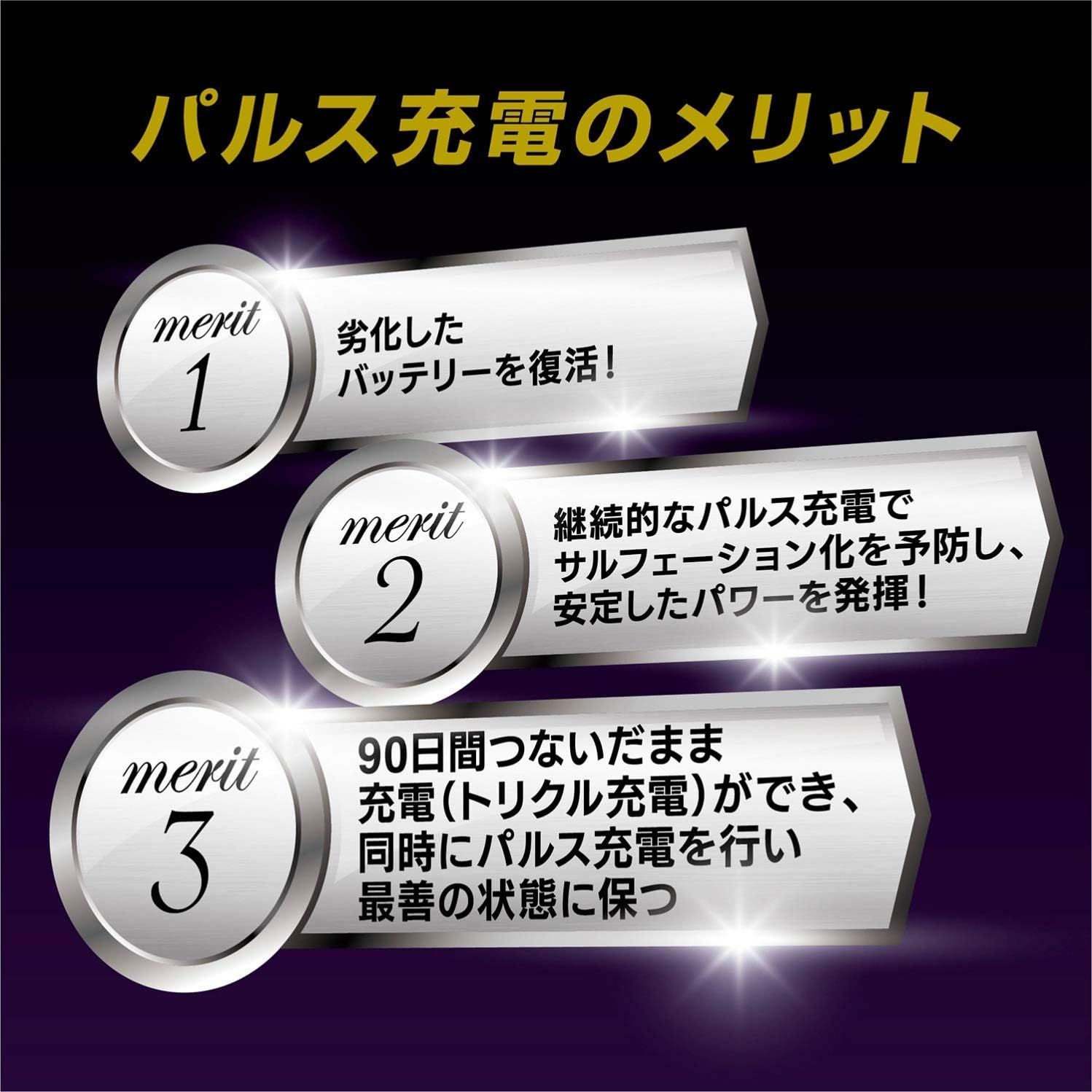 全自動パルスバッテリー充電器 12V専用 定格12A ショップ