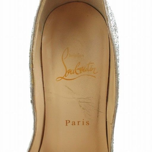 クリスチャンルブタン Christian louboutin パンプス グリッター