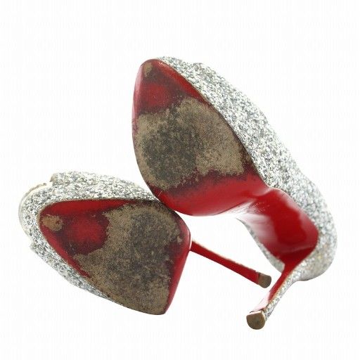 クリスチャンルブタン Christian louboutin パンプス グリッター
