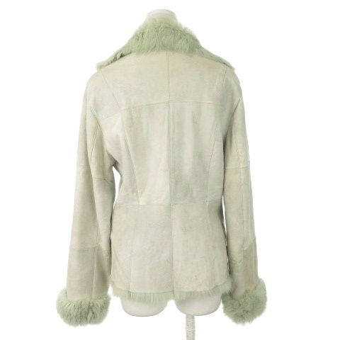 ラ リバ ビアンカ LA RIVA BIANCA スエードジャケット ラビットファー