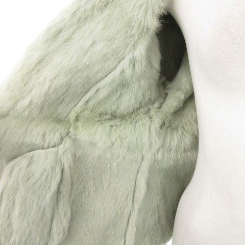 ラ リバ ビアンカ LA RIVA BIANCA スエードジャケット ラビットファー