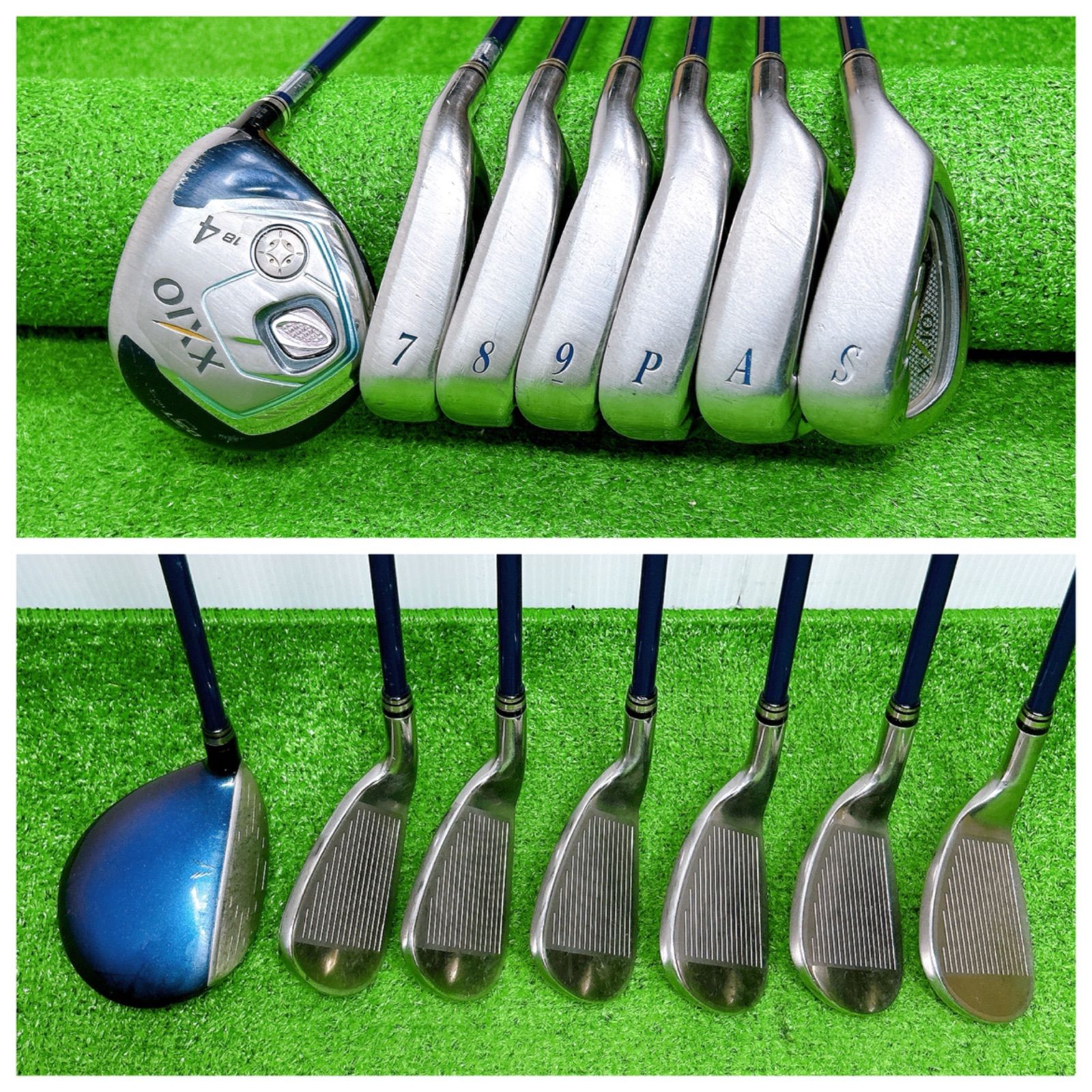 ゼクシオ 8代目 MP800 レディースアイアン 4W 7本 R 初心者 女性