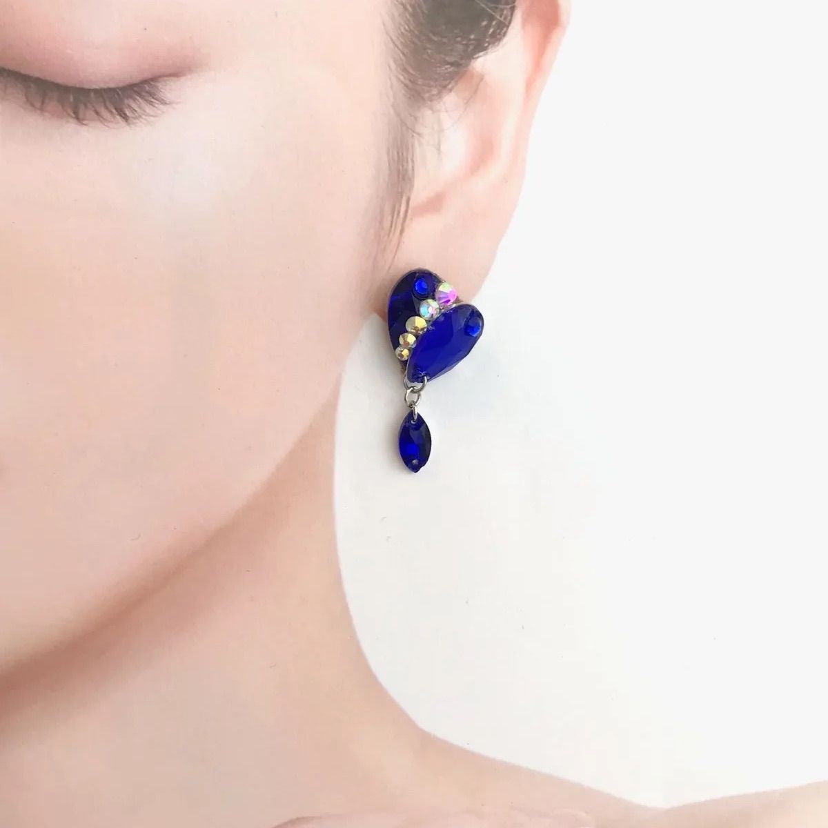 ブルー系ピアス　社交ダンス☆ベリーダンス ベリーダンス 社交ダンス レディース パーティー ネックレス ピアス