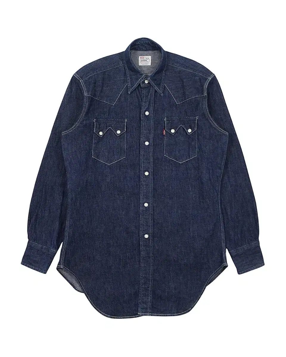 LVC 1950 s ショートホーン ソトゥス ウェスタン デニム シャツ ビッグE リーバイス バレンシア