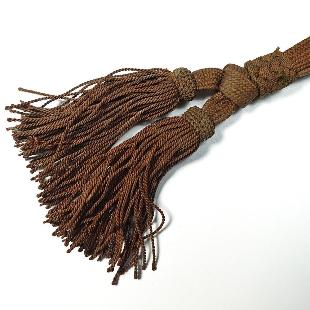 ☆海軍太刀拵 旧日本軍 旭日大切羽 刀緒 軍刀拵 一環吊 全長96.5cm