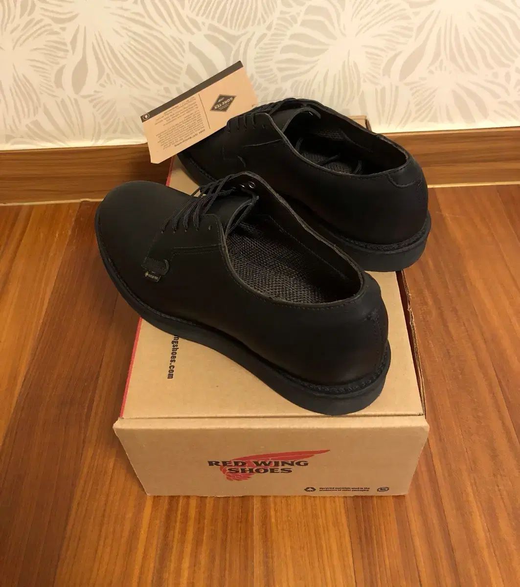  レッドウィング ポストマン オックスフォード ドビ GORE TEX 250 ローファー ブーツ 革靴