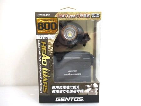 ジェントス GENTOS LEDヘッドライト ヘッドウォーズ HW K 634 H