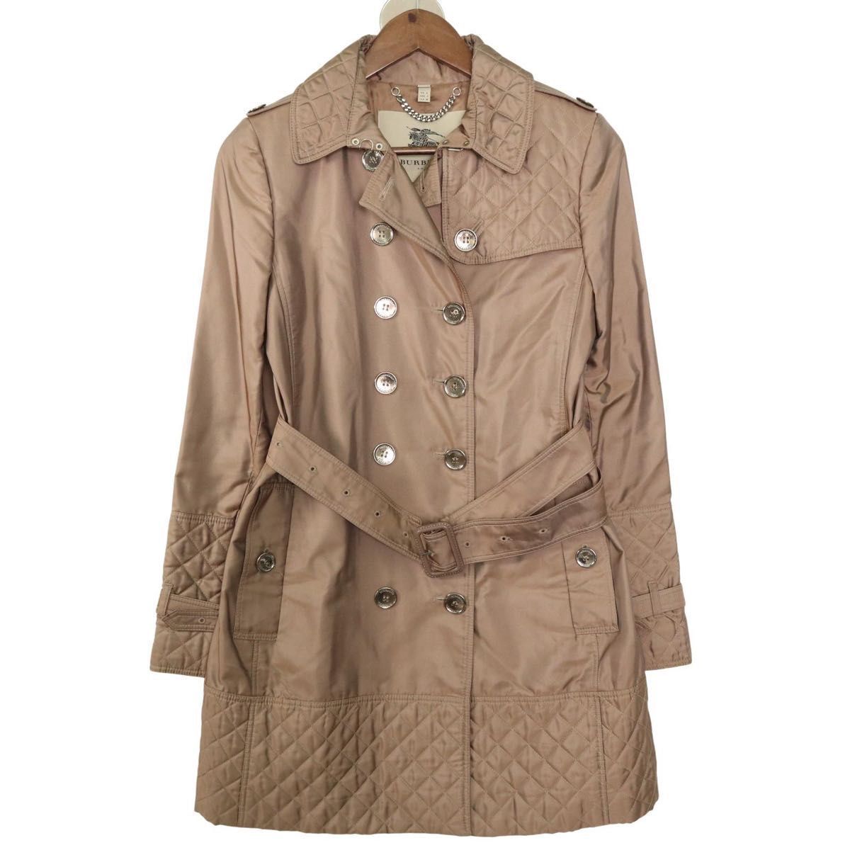 近年モデル】BURBERRY LONDON トレンチコート キルティング切替 ベルト