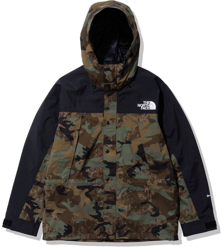 ザ ノース フェイス THE NORTH FACE アウトドア マウンテンライトジャケット メンズ Novelty Mountain Light Jacket アウター レイン 防水 雨具 登山 トレッキング 男性 ウェア NP 6 TF TNFカモ