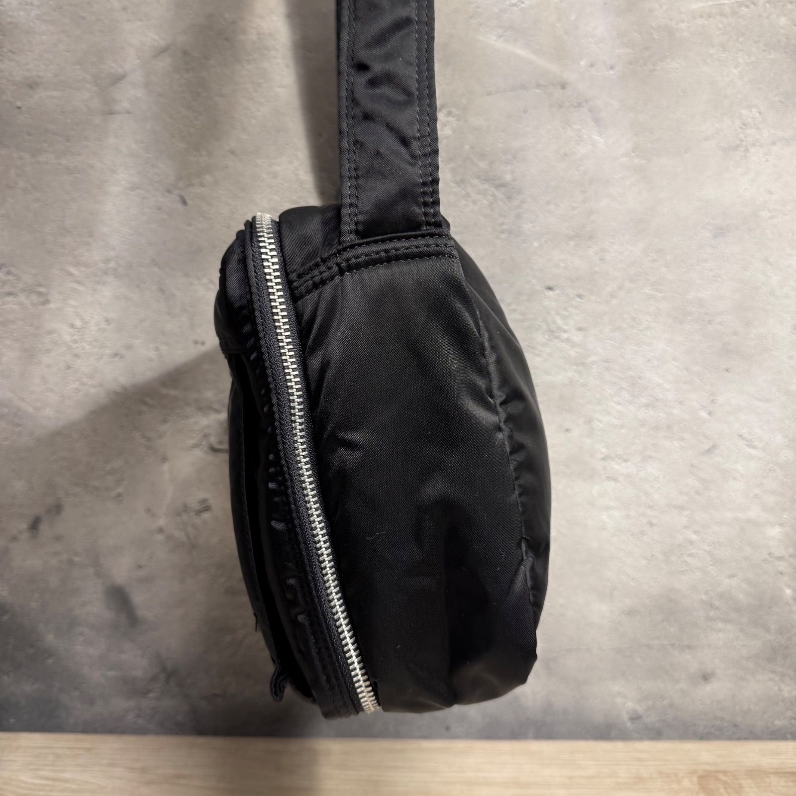 PORTER ポーター タンカー ショルダーバッグ 2層式 ブラック 黒 斜め 