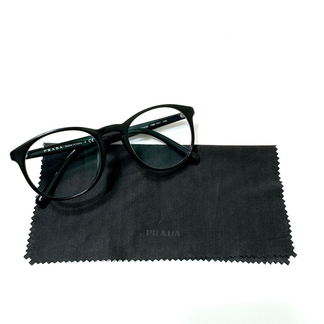 PRADA プラダ VPR 19 S F 度入り メガネ フレーム ブラック系 眼鏡