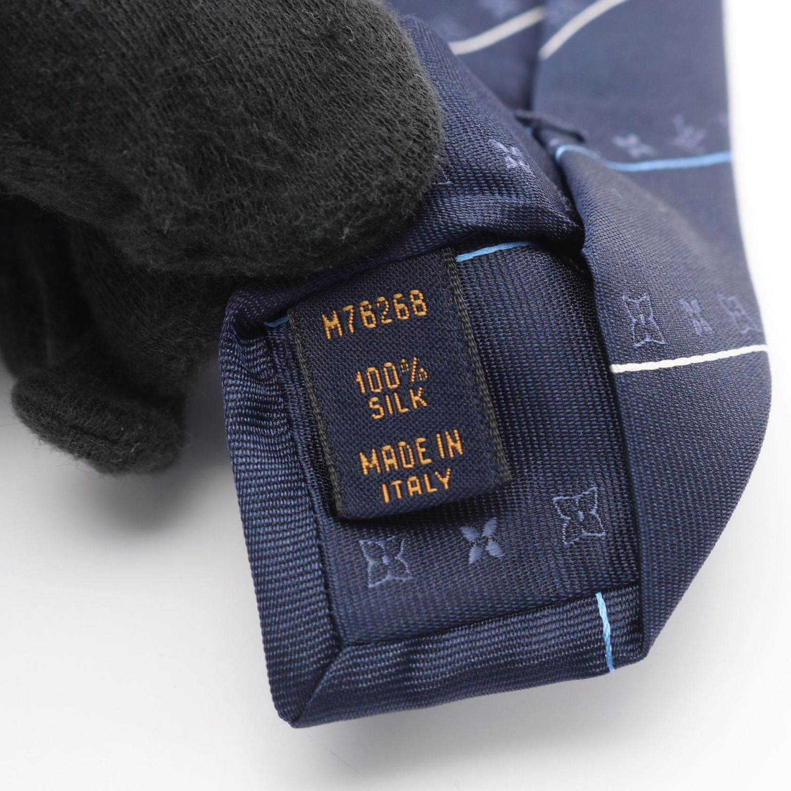 ルイ・ヴィトン LOUIS VUITTON ネクタイ モノグラム M76268 シルク