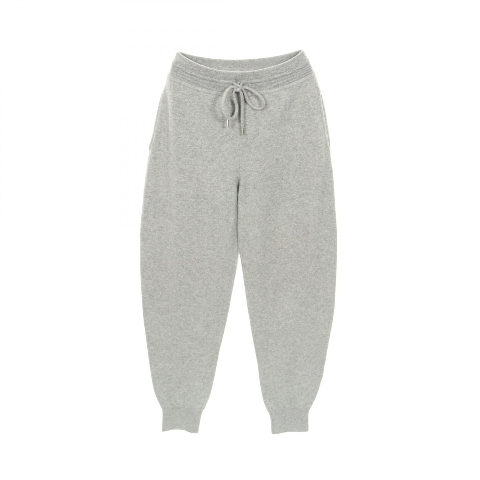 クロエ Chloe パンツ ニットパンツ グレー カシミヤ レディース A