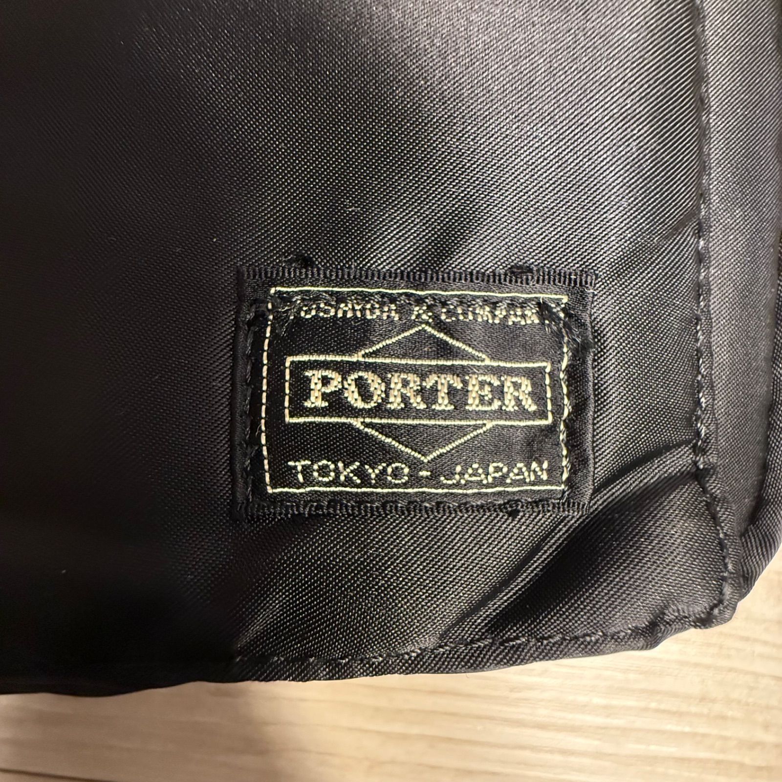 PORTER ポーター タンカー ショルダーバッグ 2層式 ブラック 黒 斜め 