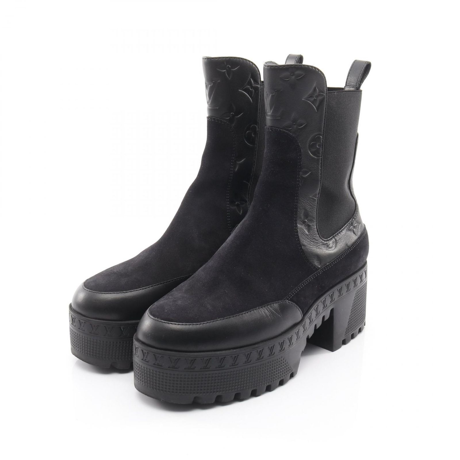 ルイ・ヴィトン LOUIS VUITTON ブーツ ローリエート ブーツ モノグラム