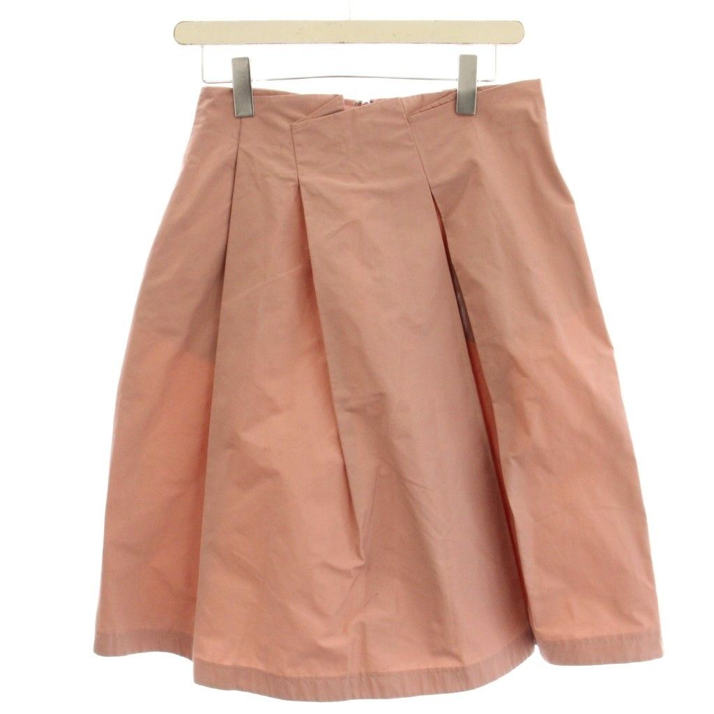 ジルサンダー JIL SANDER スカート 38 ピンク ひざ丈 サイドポケット